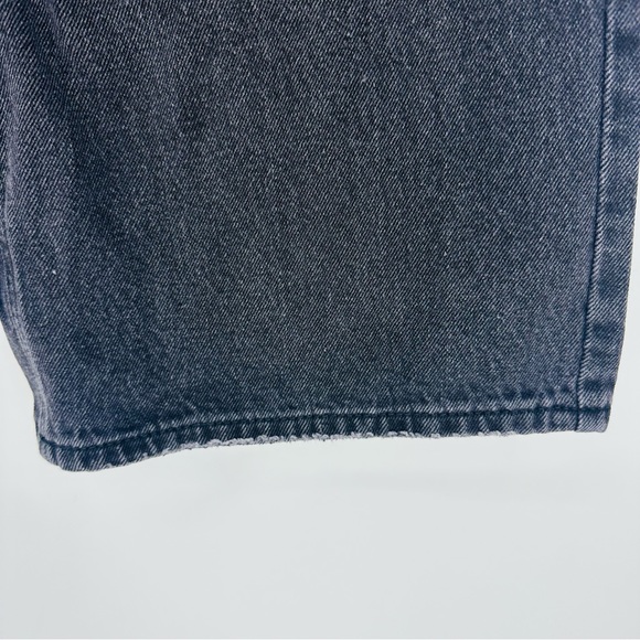 NEW BP Black Destroyed Wide Leg Low Rise Denim Jean 100% Cotton Size 29, Size 30 - Picture 11 of 14